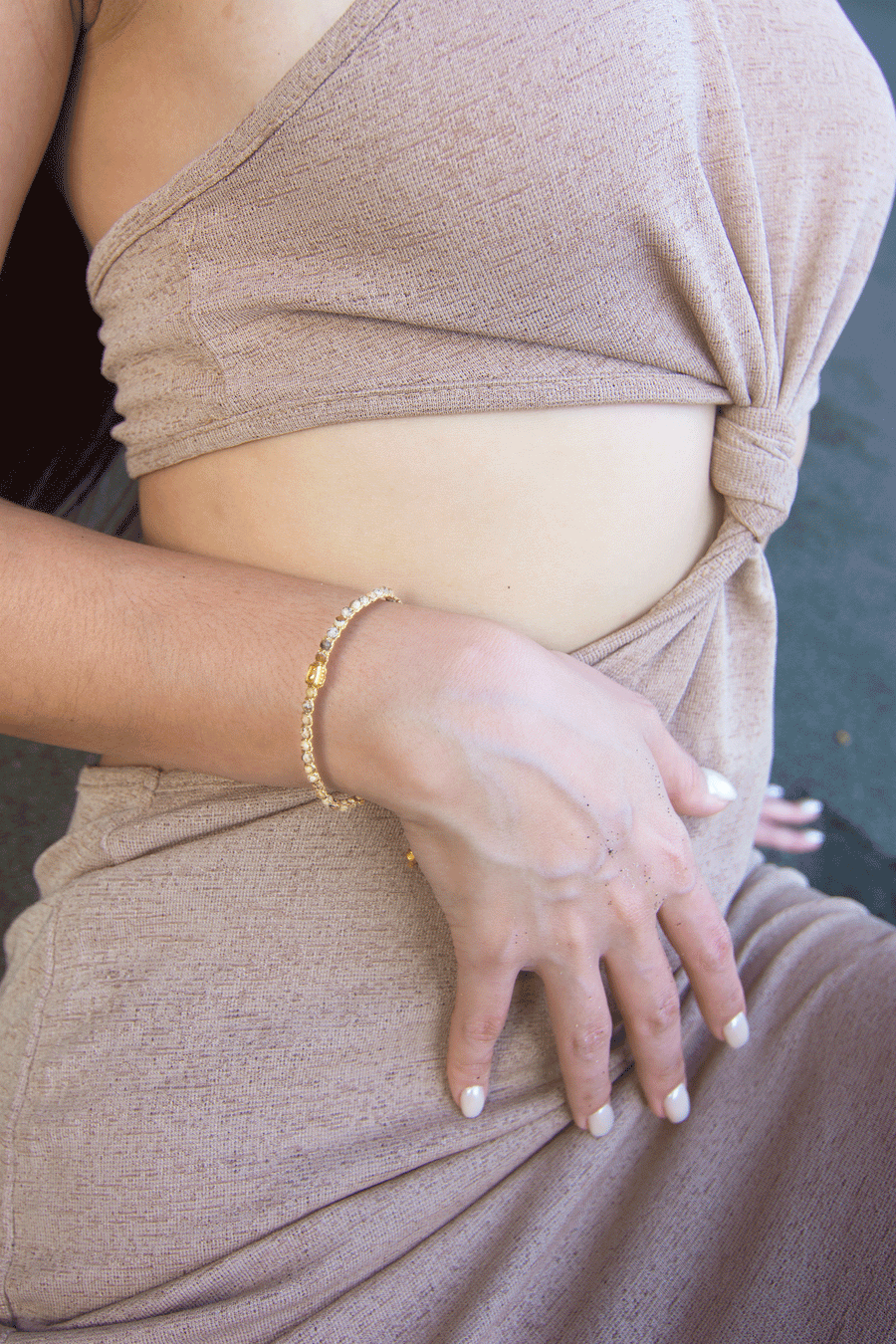 Brown Jasper Bracelet | Gold