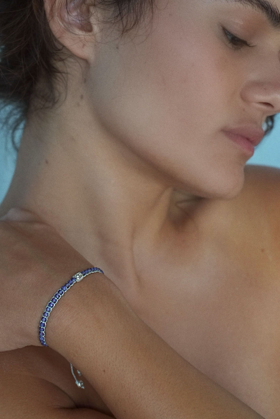 The Purple Posh Bracelet | Silver