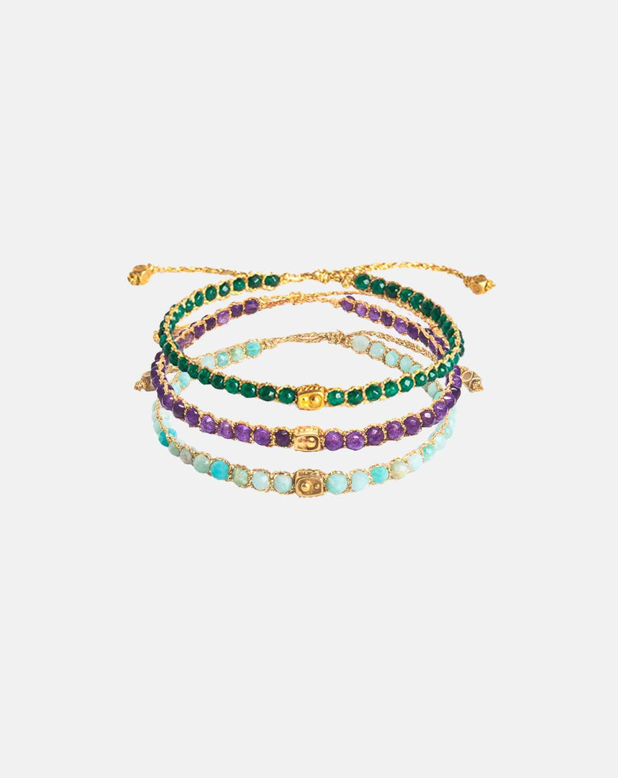 Graceful Stack Bracelets | Gold