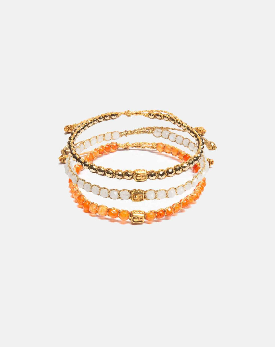 Heat Stack Bracelets | Gold