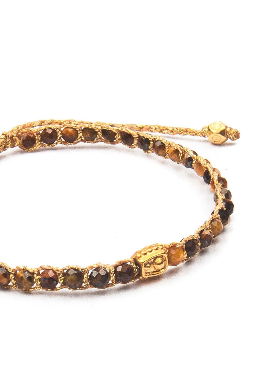 Tiger Eye Bracelet | Gold - Samapura Jewelry