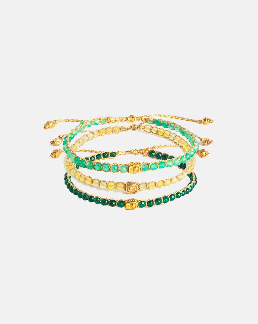 Elegant Stack Bracelets | Gold - Samapura Jewelry