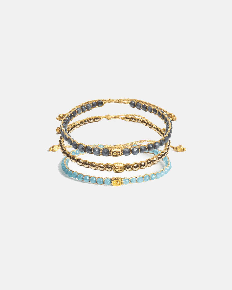 Sky Stack Bracelets | Gold