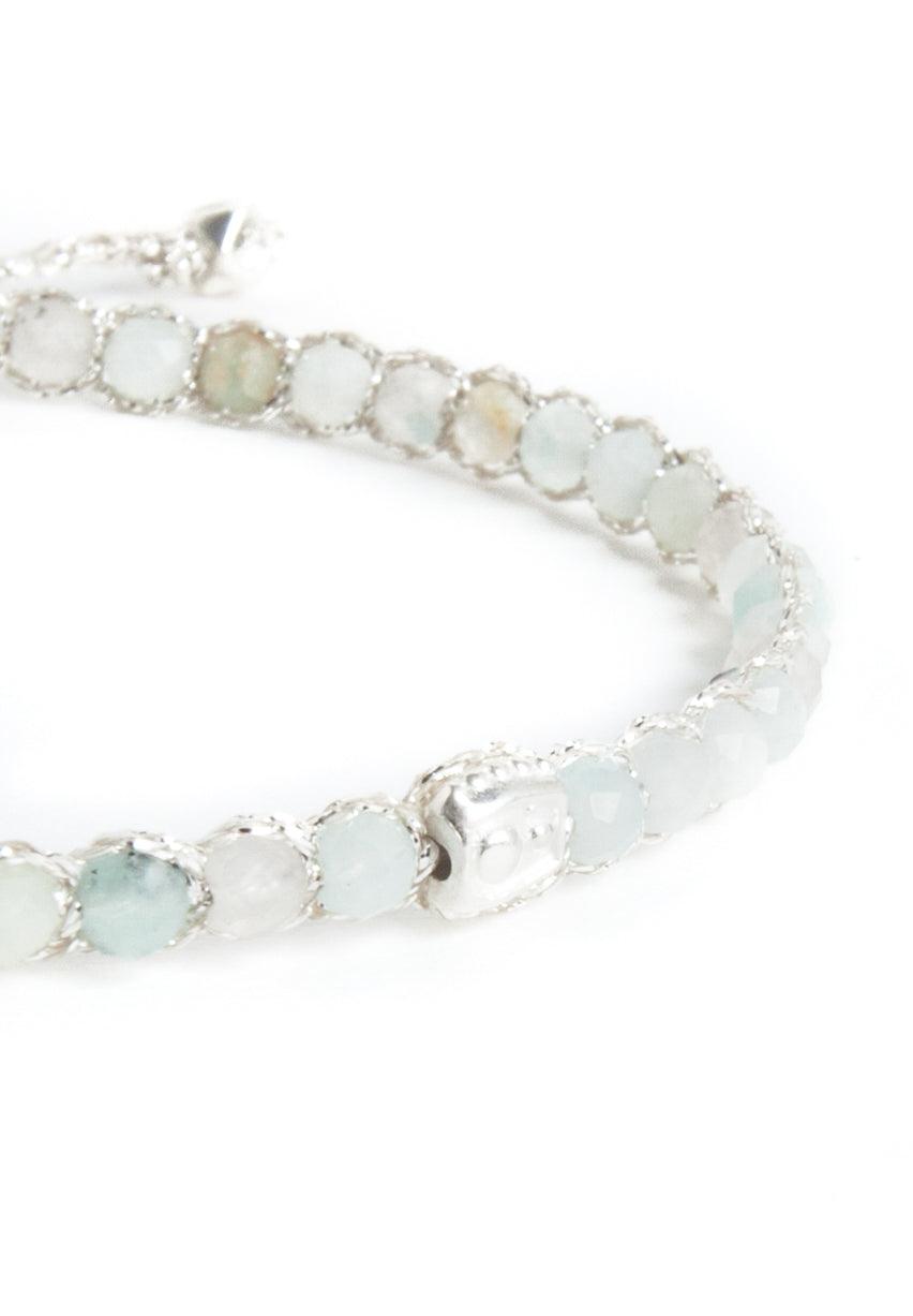 Aquamarine Bracelet | Silver