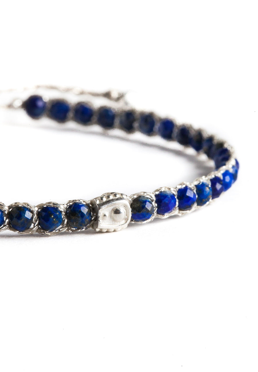 Lapis Lazuli Bracelet | Silver - Samapura Jewelry