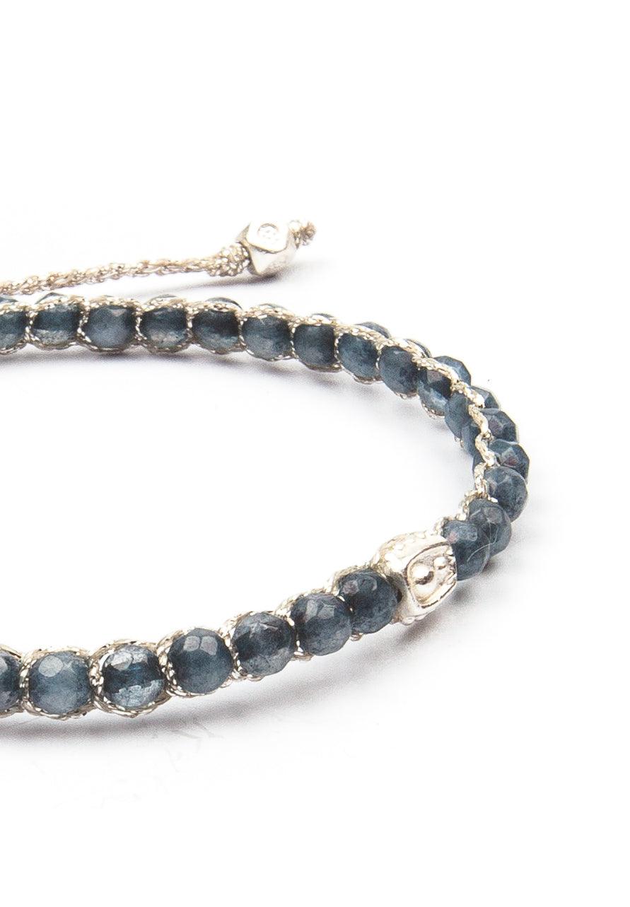 Blue Aventurine Bracelet | Silver - Samapura Jewelry