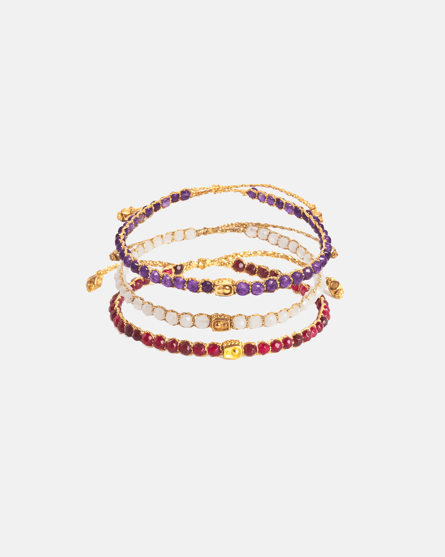 Capricorn Stack Bracelets | Gold - Samapura Jewelry
