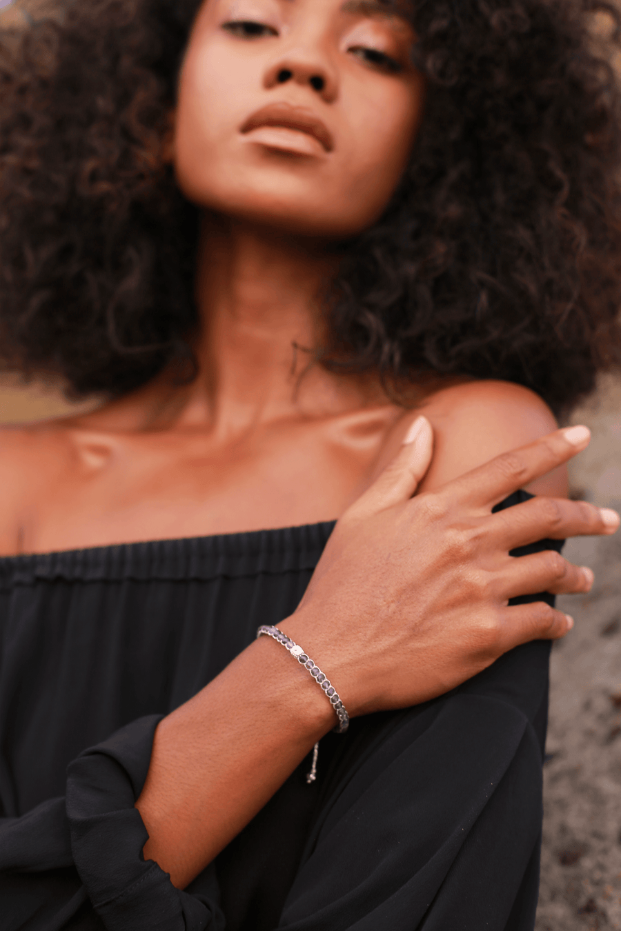 Amethyst Bracelet | Silver - Samapura Jewelry