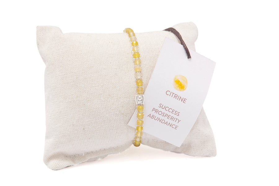 Citrine Bracelet | Silver - Samapura Jewelry