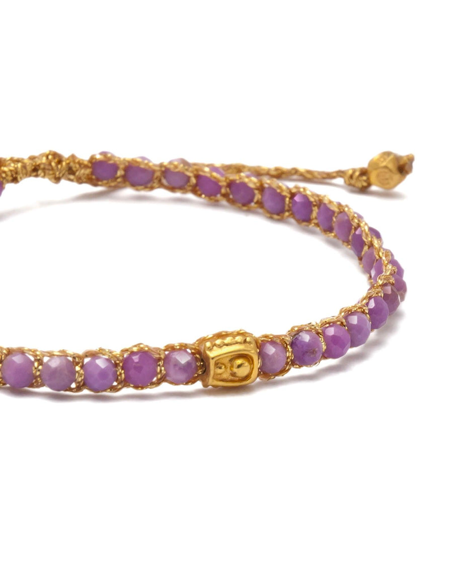 Charoite Bracelet | Gold