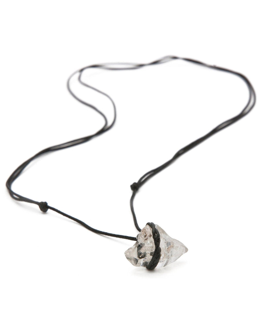 Clear Herkimer Diamond Quartz | Necklace - Samapura Jewelry