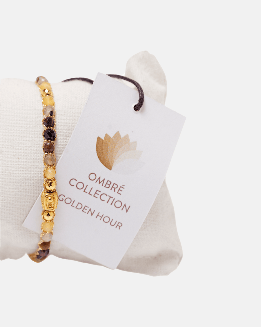 Ombre Golden Hour Bracelet | Gold - Samapura Jewelry