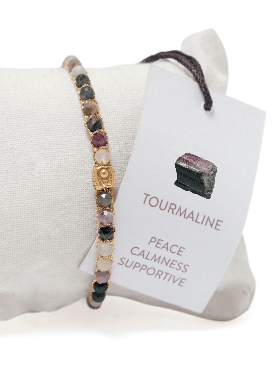 Tourmaline Bracelet | Gold - Samapura Jewelry