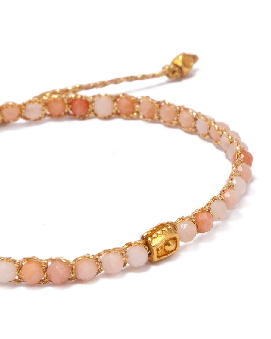 Pink Aventurine Bracelet | Gold