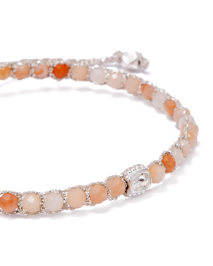Pink Aventurine Bracelet | Silver - Samapura Jewelry