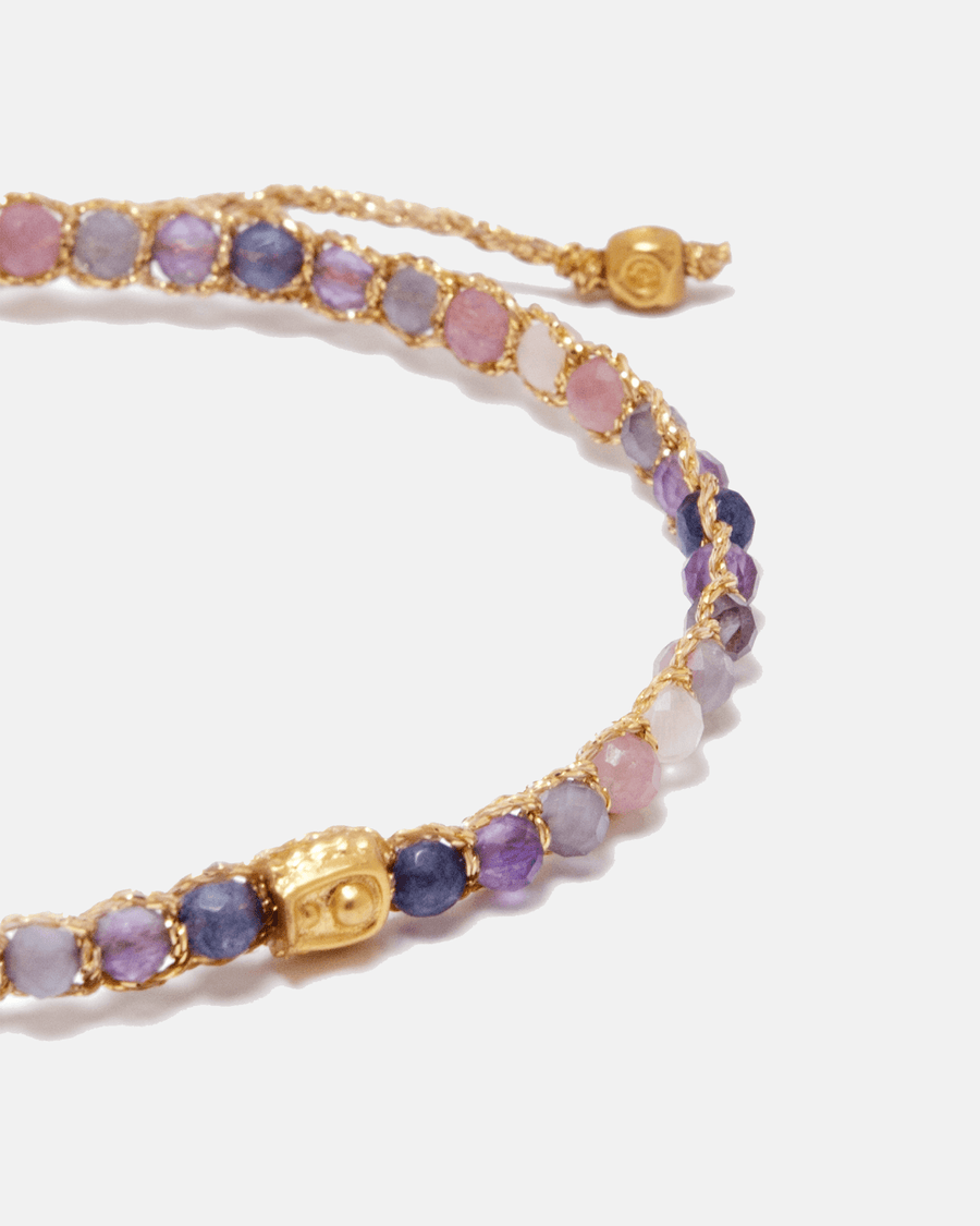 Ombre Purple Rain | Gold - Samapura Jewelry