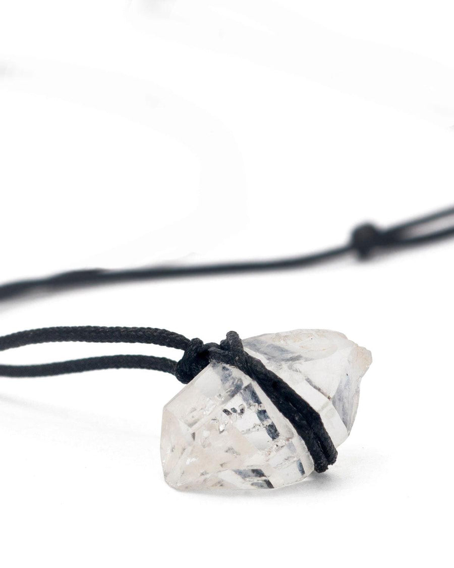 Clear Herkimer Diamond Quartz | Necklace - Samapura Jewelry