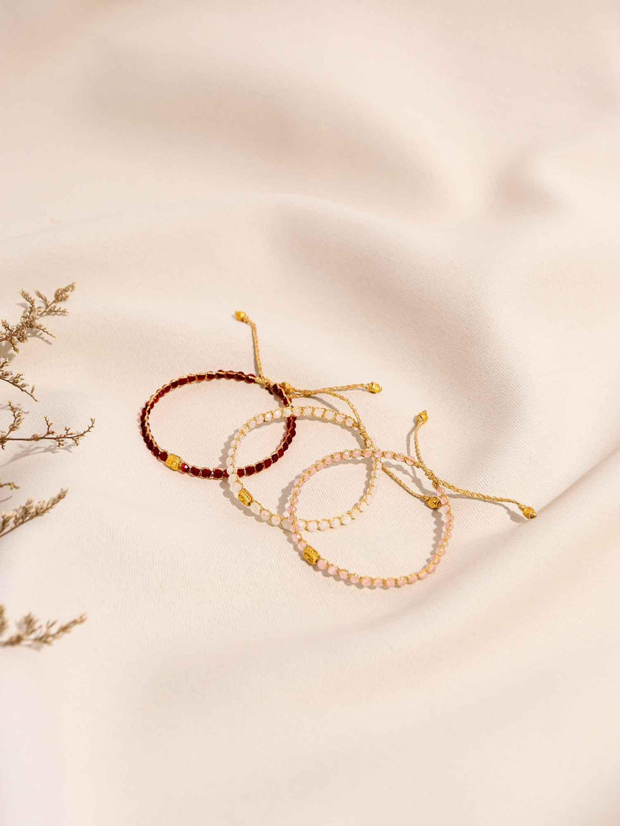 Valentine Stack Bracelets | Gold